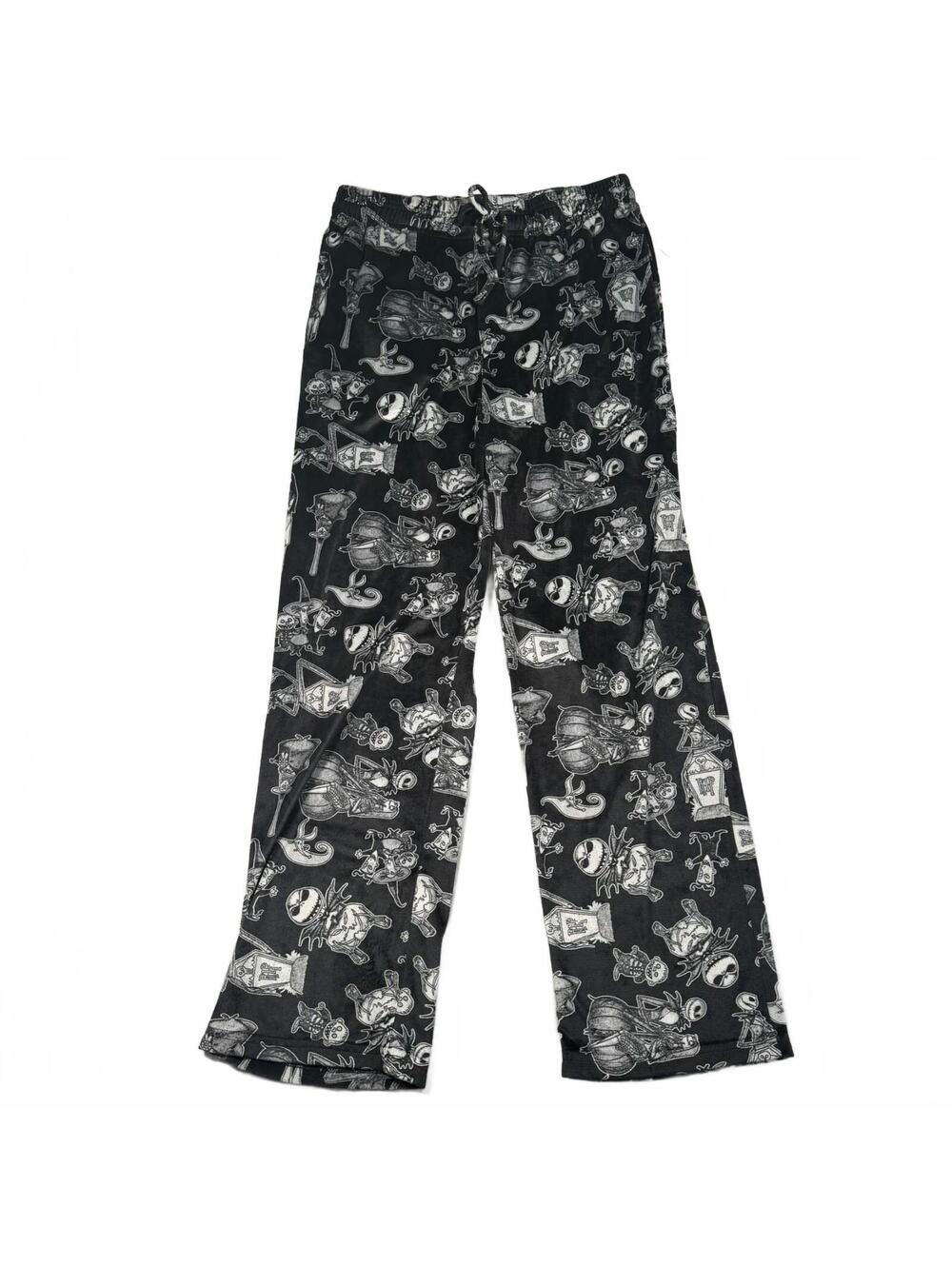 Disney Nightmare Before Christmas Jack Skellington Plush Pajama Pants Small